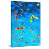 "Fun in the Sea" Painting Print on Wrapped Canvas