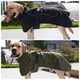 thumbnail image 5 of Abrigo de invierno para perro Chaqueta polar cálida reflectante impermeable para perro Eccomum Ejercito verde,Medio, 5 of 7