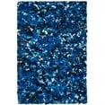 thumbnail image 4 of SAFAVIEH Rio Cassandra Confetti Polyester Shag Area Rug, Blue/Multi, 5' x 8', 4 of 7