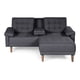 thumbnail image 2 of Sala Modular Sofá Cama Reversible Makora Modelo Praia Lino Gris Oxford, 2 of 9