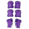 thumbnail image 1 of Rodilleras y coderas ños, muñequeras, equipo de protección para monopatín ños y niñas para Púrpura Cola Almohadillas para los niños Rodillas y codos, 1 of 8