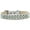 Silver, variant on Dog, Puppy Pet Ice Cream Collar, "Emerald Green Crystal Rimsets Sprinkles"