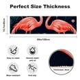 thumbnail image 2 of Flamingo Kitchen Mat Runner Rug - Rectangular 15.7"x59" Washable Absorbent Kitchen Rug, 2 of 6