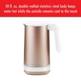 thumbnail image 5 of ZWILLING Enfinigy 1.5-Liter Cool Touch Stainless Steel Electric Kettle Pro, Tea Kettle, Rose, 5 of 9
