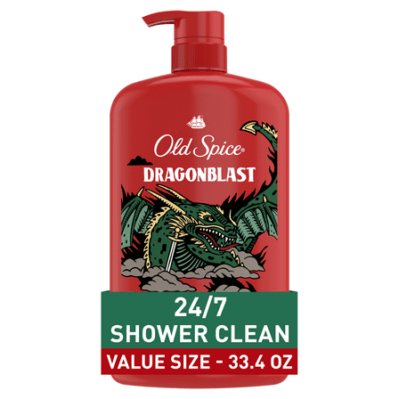 Old Spice Body Wash for Men, Dragonblast, 33.4 oz