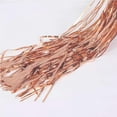 thumbnail image 4 of LQQBOX 3 Pack Foil Curtains Metallic Fringe Curtains Rose Gold, 3.28 FT x 6.56 FT Metallic Tinsel Curtains for Birthday Wedding Engagement Bachelorette Party Bridal Shower Baby Shower Decorations, 4 of 7