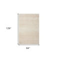 thumbnail image 5 of 8' X 11' Beige Abstract Distressed Area Rug, 5 of 10