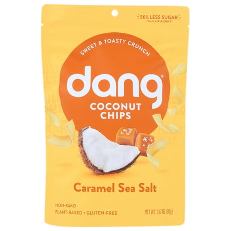 (12 pack) (12 Pack) Dang Coconut Chips, Caramel Sea Salt, 3.17 Oz.