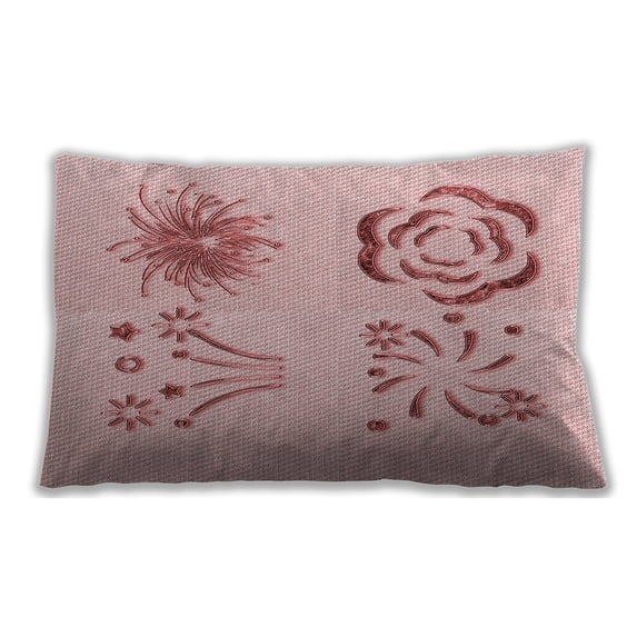 Ahgly Company Outdoor Rectangular Contemporary Lumbar Throw Pillow, 13 inch by 19 inch