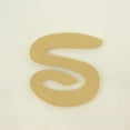 thumbnail image 1 of Package of 1, "S" 6 Inch X 3/4" MDF Letters In The Waltograph Font | Thick For Art & Craft Project, Made in USA, 1 of 1