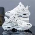 thumbnail image 3 of Men's White Low-Top Sneakers with Cushioned EVA Sole& Casual Attire - Low-Top Design (No Bulk)  & Breathable  Upper - All-Season Comfort Round Toe Casual Shoes, Cushioned Insole for, Outdoor, 3 of 5