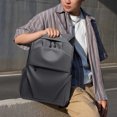 thumbnail image 2 of Minimalist Laptop Backpack with Logo-Free Design, Waterproof Travel Bag for Business School, Large Capacity Organizer with Hidden Pockets, Adjustable Shoulder Straps for Comfort, 2 of 6