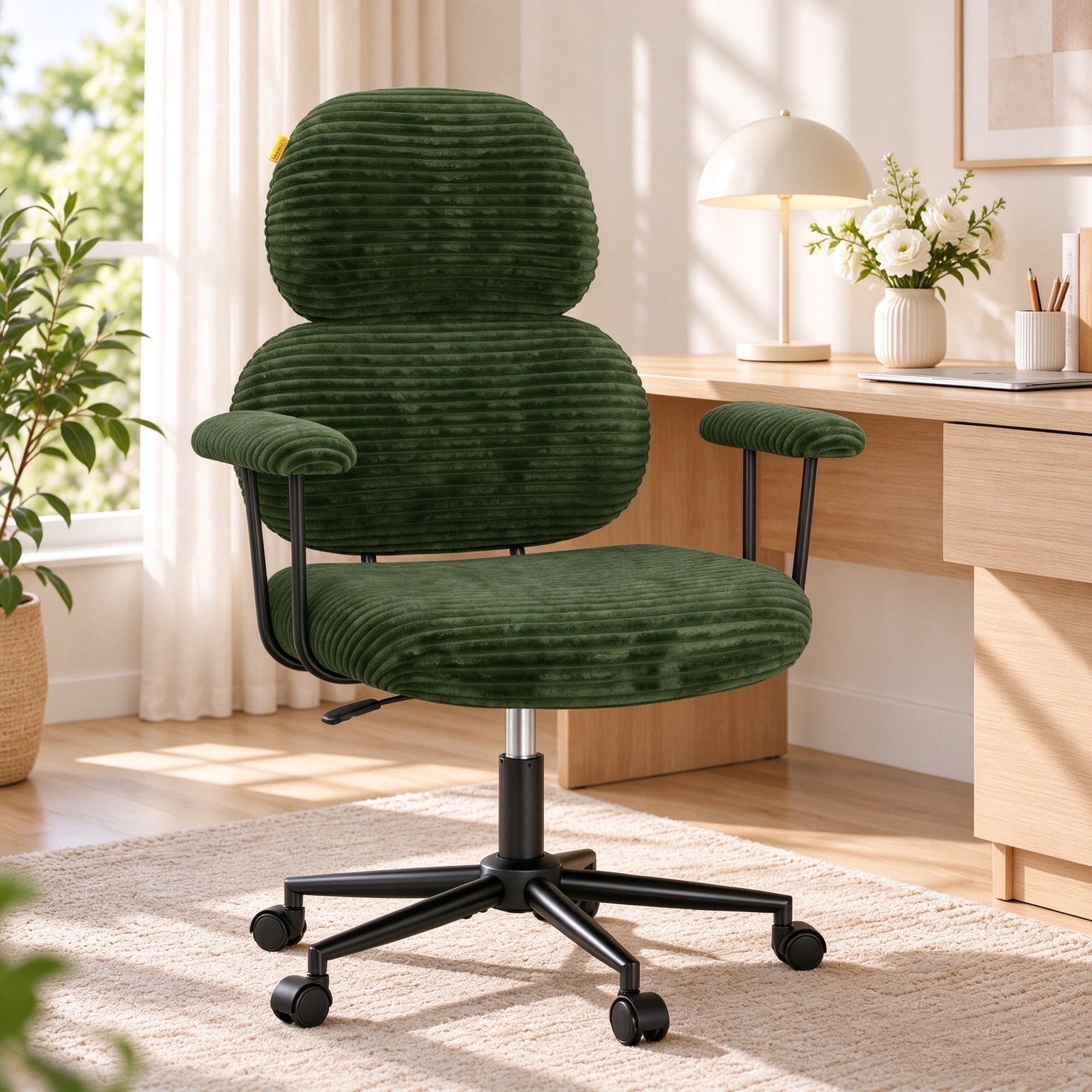 pinmoco ergonomic office chair corduroy product