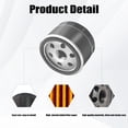 thumbnail image 5 of 49065-7007 Oil Filter 49065-0721 492932 492932S 28 050 01-S for Kawasaki FR691V FR730V FR651V FR541V FR600V FX600V FS730 FX600V 4 Cycle Engine AM125424 GY20577 Lawn Mower Engine Parts, 5 of 5