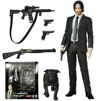J&G Mafex No.085 John Wick Chapter 2 Keanu Reeves Action Figure New in Box, Black