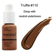 PHOERA Foundation Professional Makeup Full Coverage Fast Base Brighten long-lasting Shade