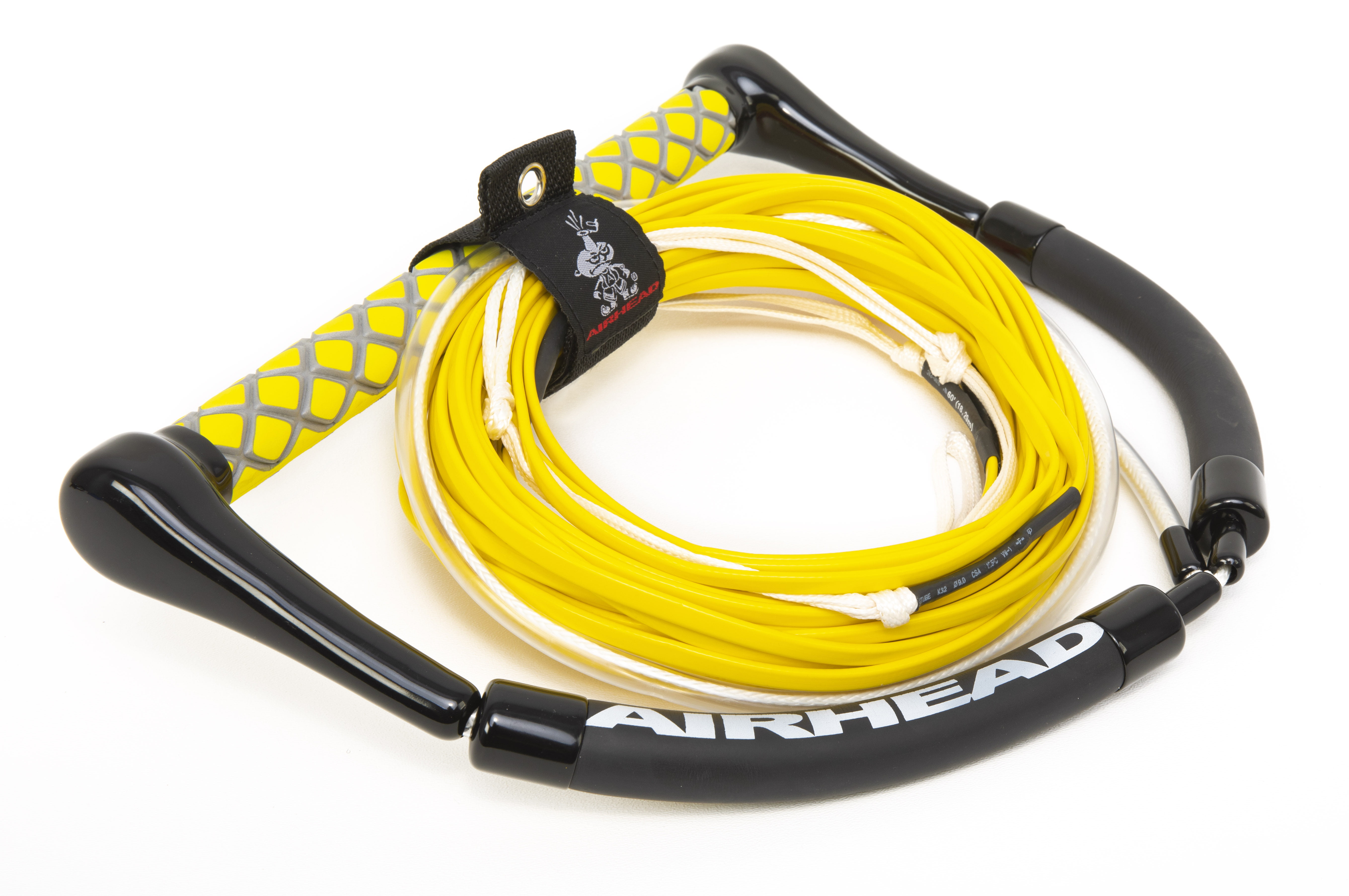 Airhead DYNEEMA Flatline Tangle Free Wakeboard Rope, 70 ft, Electric Yellow