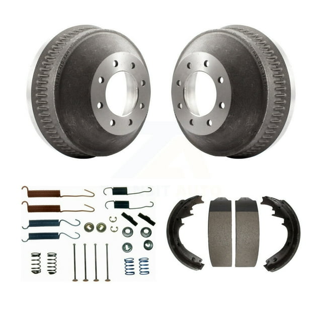 Transit Auto Rear Brake Drum Shoes and Spring Kit for Car 1998-1999 K1500 Suburban Chevrolet GMC C1500 with 13" Diameter GAS engine K8N-100528