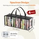 thumbnail image 4 of Bolsas de almacenamiento de DVD Lifewit de PVC transparente con asas, paquete de 4, 4 of 8
