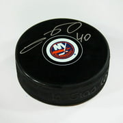 Semyon Varlamov New York Islanders Signed Autograph Model Hockey Puck