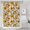 Sunflower and Daisy Pink Pattern, variant on Sunflower and Bee Green Pattern Modern Waterproof Shower Curtain Set with 12 Hooks, Washable Decorative Bathroom Shower Curtain