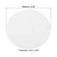 thumbnail image 2 of Unique Bargains Doublure de Couvercle en Mousse 58mm/2.26 Pouces, 100 Pcs Résistant à la Pression Sensible Blanc Rouge, 2 of 7