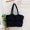 thumbnail image 3 of Bolsos de mano casuales coreanos tipo globo para mujer, bolsos y carteras de diseñador de lujo, novedad de 2023, en tela de poliéster de gran capacidad para el hombro, 3 of 5