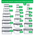 thumbnail image 2 of 54 Pcs Food Storage Containers with Lids Airtight, (27 Containers &27 Lids) Reusable BPA-Free Plastic Food Containers for Kitchen Organization, Leak Proof Freezer/Microwave Safe Meal Prep Lunch Boxes, 2 of 8