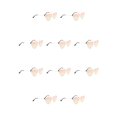 thumbnail image 2 of Minnieouse Gafas de sol de corazón Marco resistente al desgaste Gafas en forma de corazón seguras Regalo creativo Accesorios de mujer para viajar Playa rojo, amarillo 10piezas Minnieouse CBP362785, 2 of 5