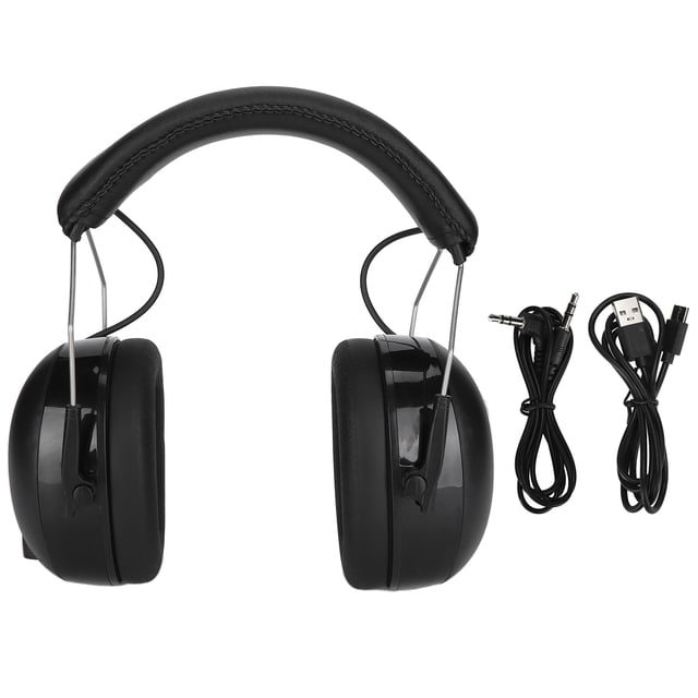 Auriculares con cancelación BT-1 Auriculares con protección auditiva Bluetooth de 28 dB con cable auxiliar de 3,5 mm para uso diario