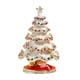 thumbnail image 2 of Joyero con forma de árbol de Navidad para collares y pendientes. Blanco, 2 of 9