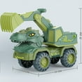 thumbnail image 3 of Dinosaur Toy for Kids 3-5 5-7, Dinosaur Truck Carrier Car, Monster Truck with Dinosaur Toys for Boys, Dino Transport Cars Playset Gift(Tyrannosaur) for Boys, 3 of 8