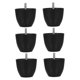 thumbnail image 5 of KALLORY 6Ud Patas Ajustables Para Muebles Negras Ideales Para Sofá Gabinete Fácil Instalación, 5 of 8