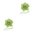 thumbnail image 2 of QualitChoice Curtain Tieback Punch-free Stylish Flower Shape Decorative Replacement Home Buckle Fastener Ornament Accessories Green 2PCS, 2 of 6