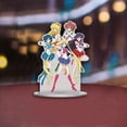 thumbnail image 3 of Sailor Moon Action Figures Crystal Acrylic Stand for Home Décor, 5.7” x 3.98” x 1.65”, 3 of 5