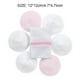 thumbnail image 2 of Almohadillas de bambú para pecho de 6 piezas, alfombrilla lavable respetuosa con la piel, pegatinas transpirables, gran elasticidad, cojín para Accesorios de disfraces 4Blanco/2 Rosa cereza Sonducket AP011858-02, 2 of 4
