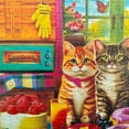 thumbnail image 4 of Rompecabezas de 300 piezas para adultos - Rompecabezas para niños de 6 a 8 años 8 a 10 10 a 12 años - Rompecabezas de piezas grandes para personas mayores - Gatitos y donas de cocina, 4 of 5