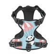 thumbnail image 3 of Kdxio Cute Panda Flying in the Sky Print No Pull Dog Harness Adjustable Reflective Oxford Easy Control Medium Large Dog Harness for Training and Everyday-Large, 3 of 8