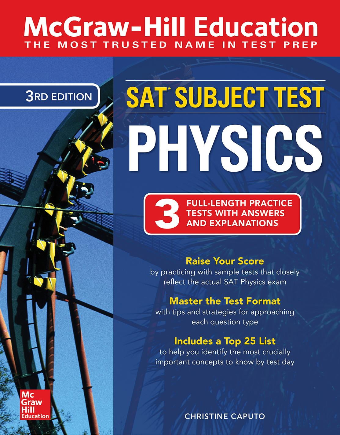 McGrawHill Education SAT Subject Test Physics Third Edition (Paperback