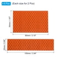 thumbnail image 2 of Uxcell 1x4" 2x3" Reflective Patch Hook and Loop Fastener Safety Applique, Orange 4 Pack, 2 of 6
