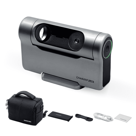Dwarf 3 Smart Telescope - Portable, Capture Astronomy/Wildlife/Panorama, EQ Mode, Cloud Processing, 4K Auto-Tracking, Ultra-Light 3lb, Suits All Ages