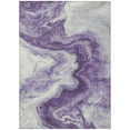 thumbnail image 2 of Addison Rugs Chantille Indoor/Outdoor Transitional Abstract Purple Washable Rectangle Rug, 5' x 7'6", 2 of 6