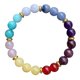 thumbnail image 2 of Pulsera con Cristales Amatista 8mm Cuentas Cordón Elástico Talla Única Congrats Presente, 2 of 6