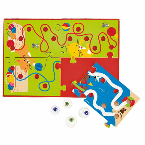Details about   Hape Toys Kids Scribble Maze Fine Motor Marble Game New 