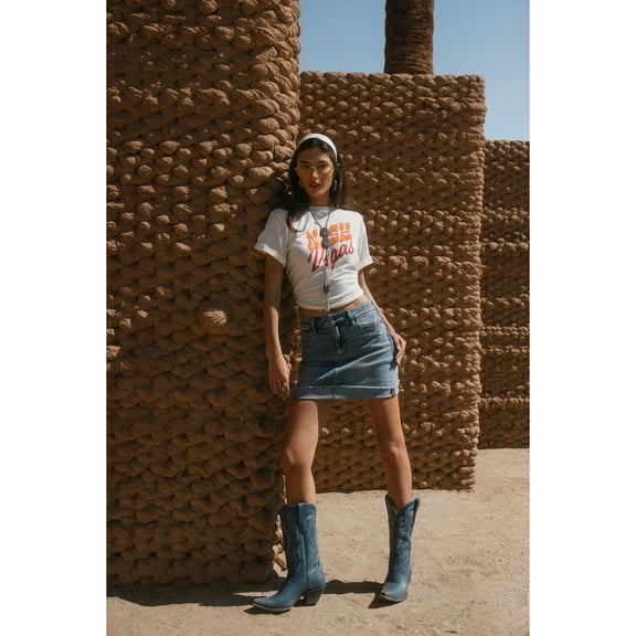 Idyllwind Women's Ivywood Medium Wash Super Stretch Denim Mini Skirt - IWHO24S98-MDW 14