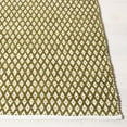 thumbnail image 5 of SAFAVIEH Boston Angelica Diamond Trellis Cotton Area Rug, Olive, 4' x 4' Square, 5 of 9