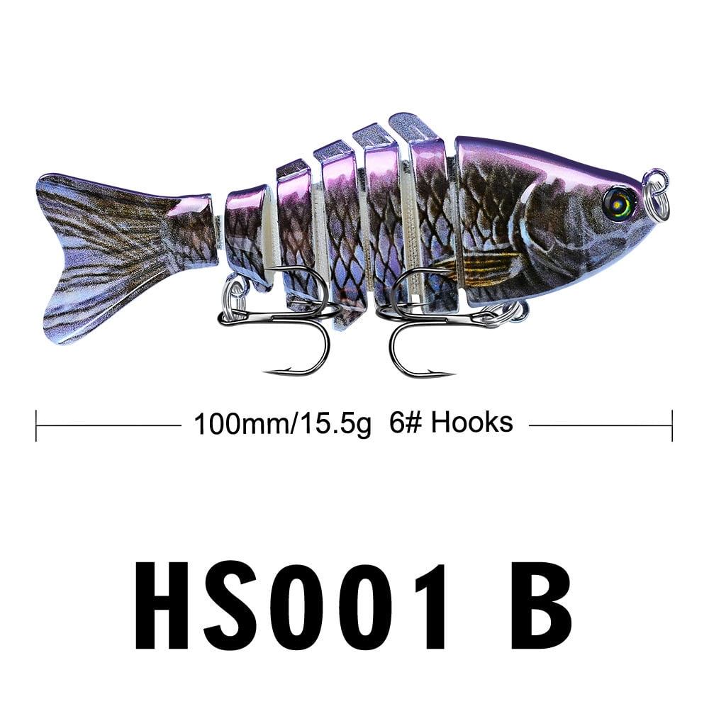 Fishing Topwater Lures for Freshwater and Saltwater, Slow Sinking Bass Fishing Lure, Amazing Fishing Gifts for Men Women, Lifelike Swimbait for Bass Trout Crappie,Must-Have for Family Fishing Gear.