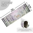 thumbnail image 5 of Yayeee Runner Rug for Bedroom 2'x6' Machine Washable Hallway Non Slip Mat, Purple Deer, 5 of 8