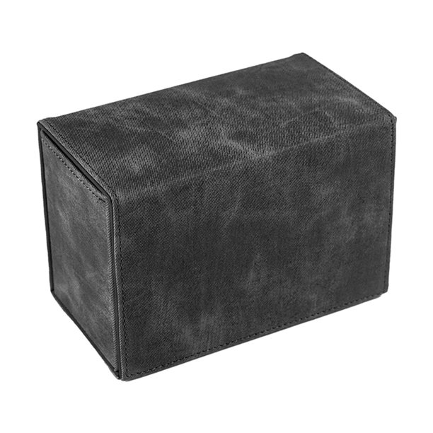 Caja de baraja de cartas perfecl estuche para cartas coleccionables cart gris 16,5 cm x 9,1 cm x 11,1 cm