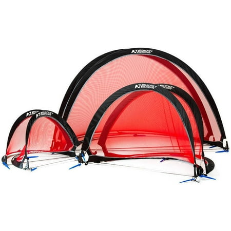 Half Moon Pop Up - Rukket Half Moon Pop-Up Soccer Goals (Includes 2 Goals and Carry Bag)